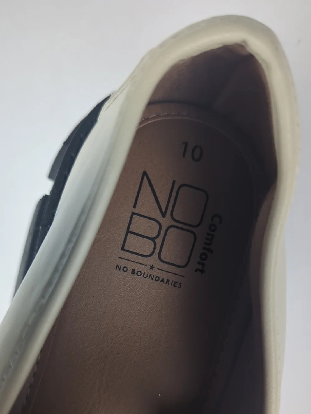 Y2K Lug Loafers Women's 10 Cream Leather Chain-Accent Chunky - Picture 4 of 6